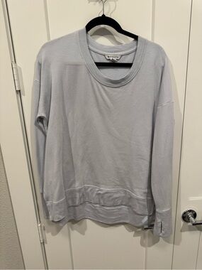 Athleta Light Blue Crewneck Sweatshirt
